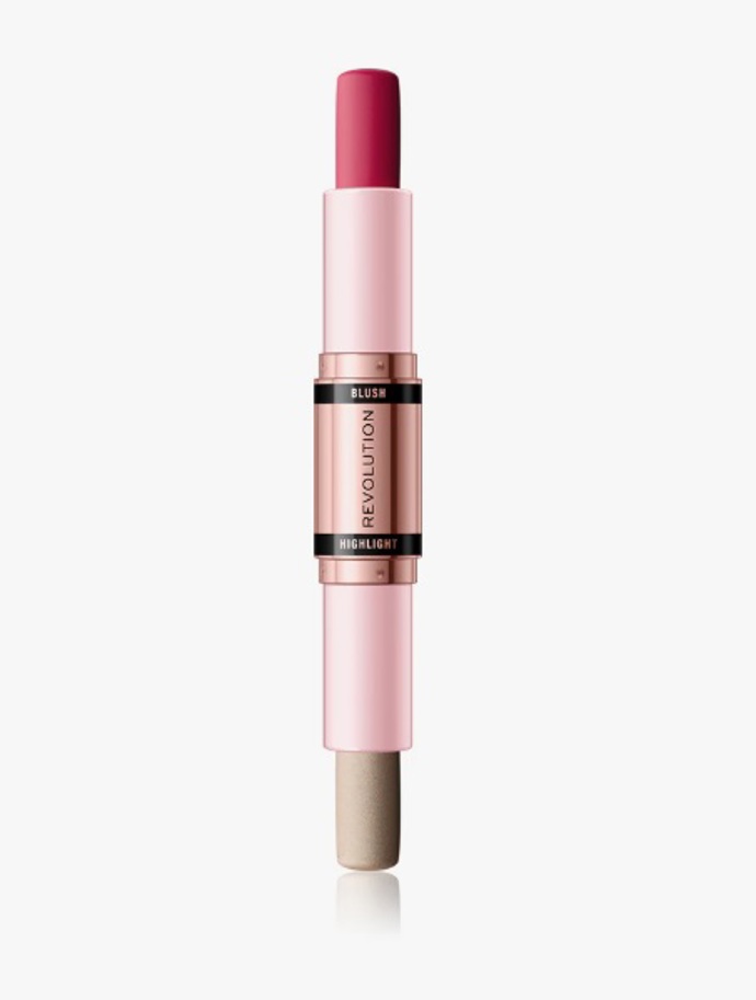 Krémová tvářenka a rozjasňovač v tyčince, Makeup Revolution, 187 Kč
