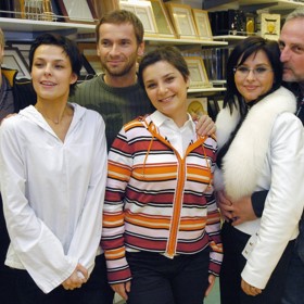 Zuzana s kolegy z Rodinných pout

