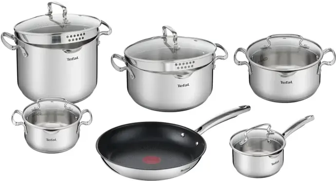 Tefal Sada nádobí 11 ks Duetto+, 2 999 Kč, se slevovým kódem 2 699 Kč
