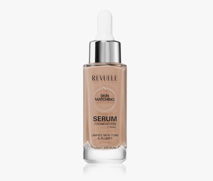 Hydratační make-up pro sjednocení barevného tónu pleti, Revuele, 297 Kč
