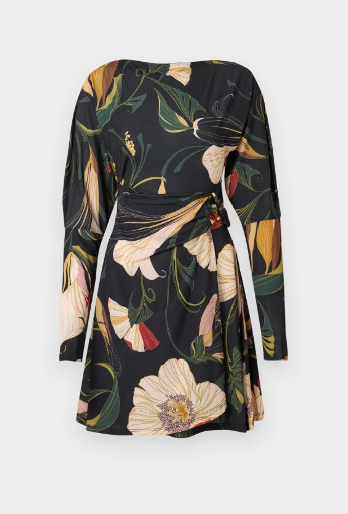 Šaty s moderním květinovým vzorem, Ted Baker, 4 780 Kč

