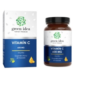 Green idea Vitamín C – tobolky, www.greenidea.cz, 148 Kč (60 tobolek v balení)

V jedné tobolce je 600 mg kyseliny askorbové (Vitamin C), přičemž doporučená denní dávka je 1-3 tobolky.

 
