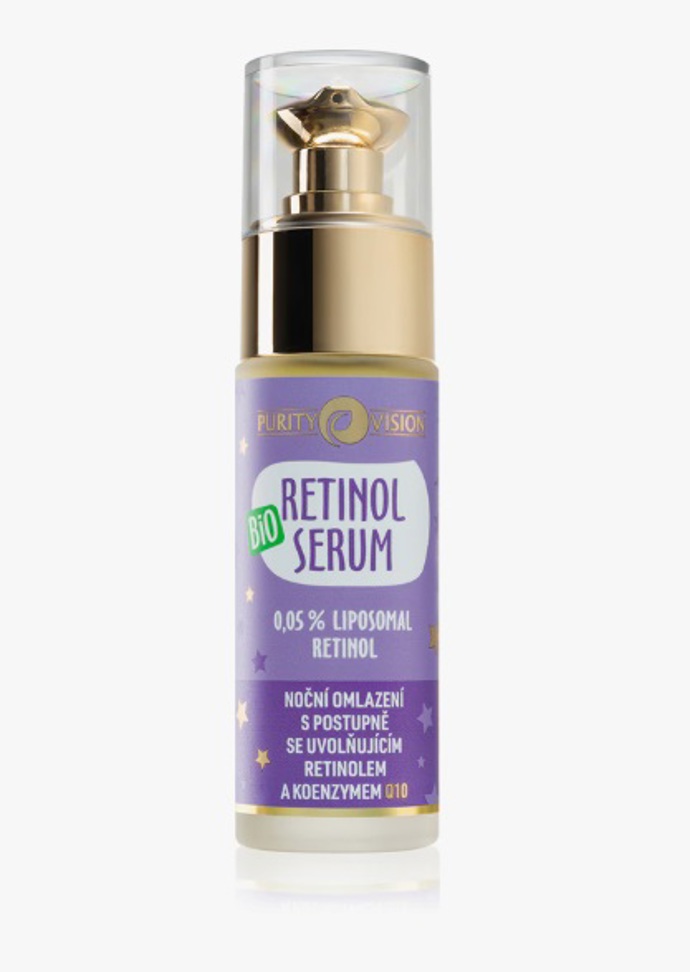 Noční sérum zpomalující projevy stárnutí pleti, Purity Vision, 306 Kč

