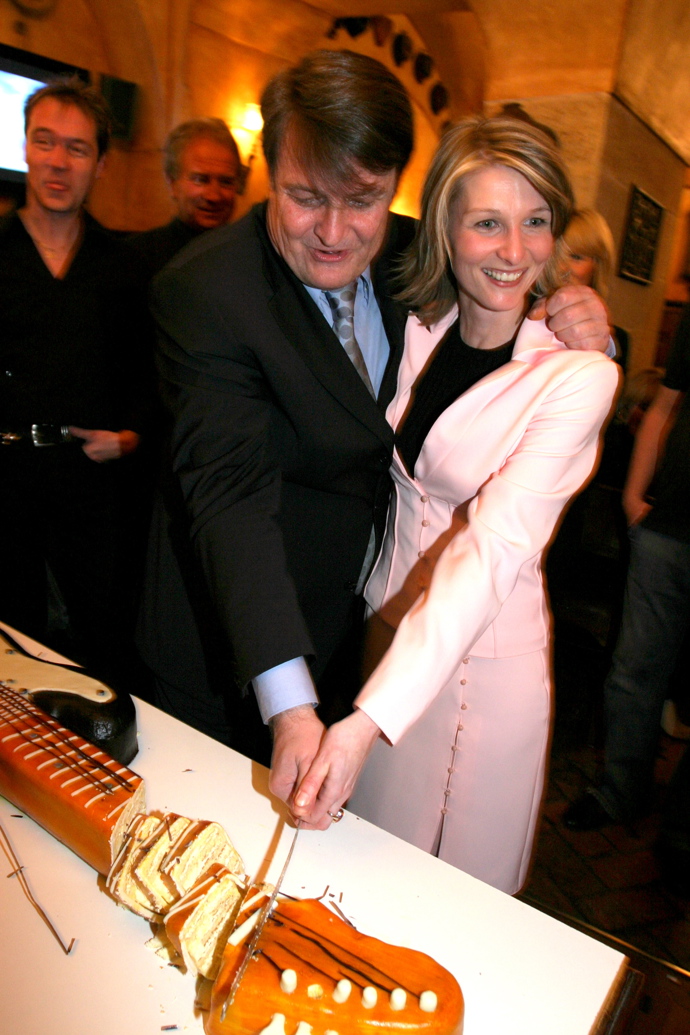 Ladislav se svou poslední přítelkyní Michaelou Novotnou
