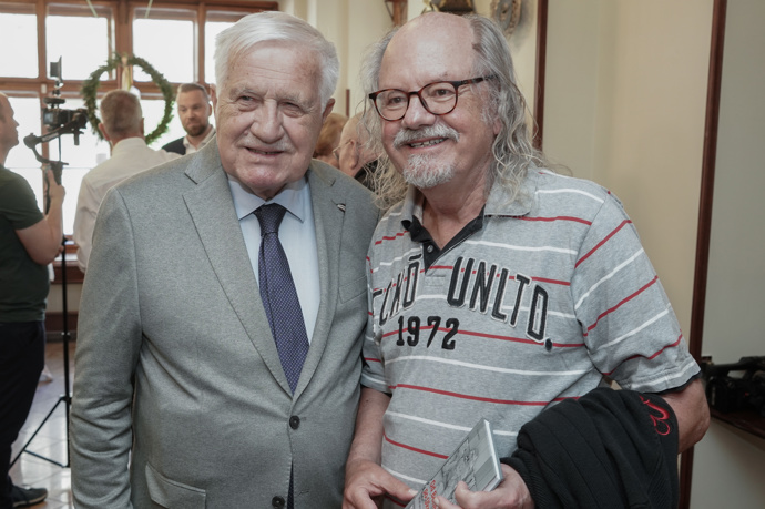 Ondřej byl velkým podporovatelem Václava Klause
