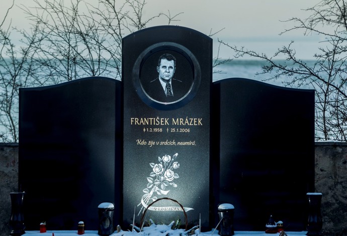 Hrob Františka Mrázka v českém Brodě
Hrob Františka Mrázka v českém Brodě