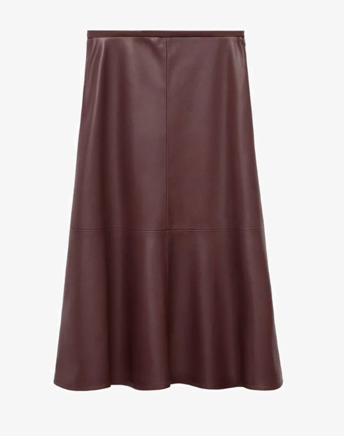 Koženková sukně, Mango, 799 Kč

