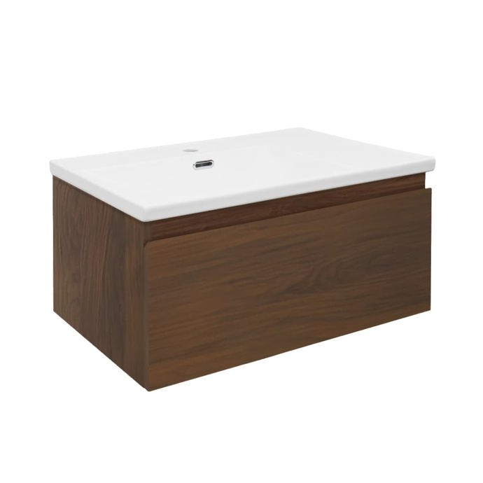 Koupelnová skříňka s umyvadlem SAT B-Way 59x30x45 cm ořech, Siko, 3 880 Kč
