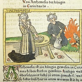 Při bitvě u Salamíny se ocitla v pasti, ale její rozhodnost jí umožnila uniknout. Její strategie byla chytřejší než jakýkoliv čistě vojenský tah.
