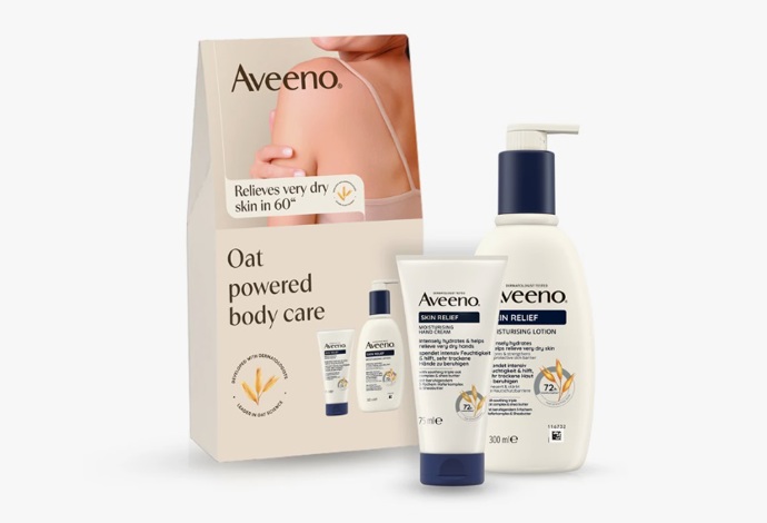 Intenzivní hydratační sada pro suchou a citlivou pokožku, Aveeno, 379 Kč
