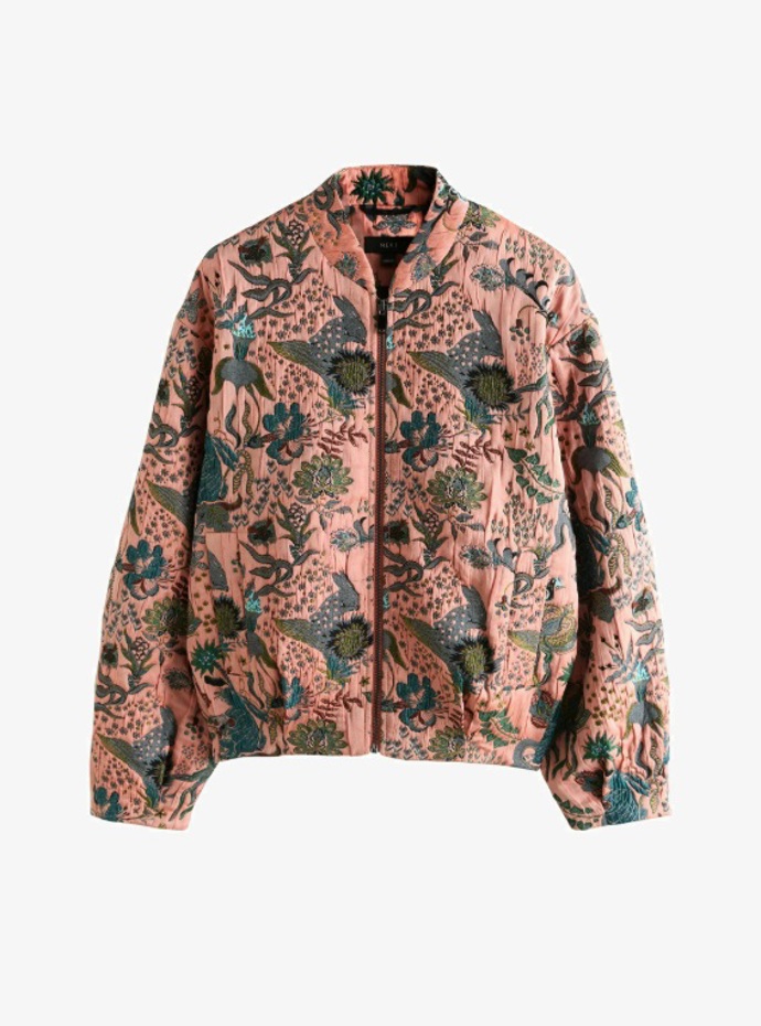 Bomber s florálními motivy, Next, 2 925 Kč
