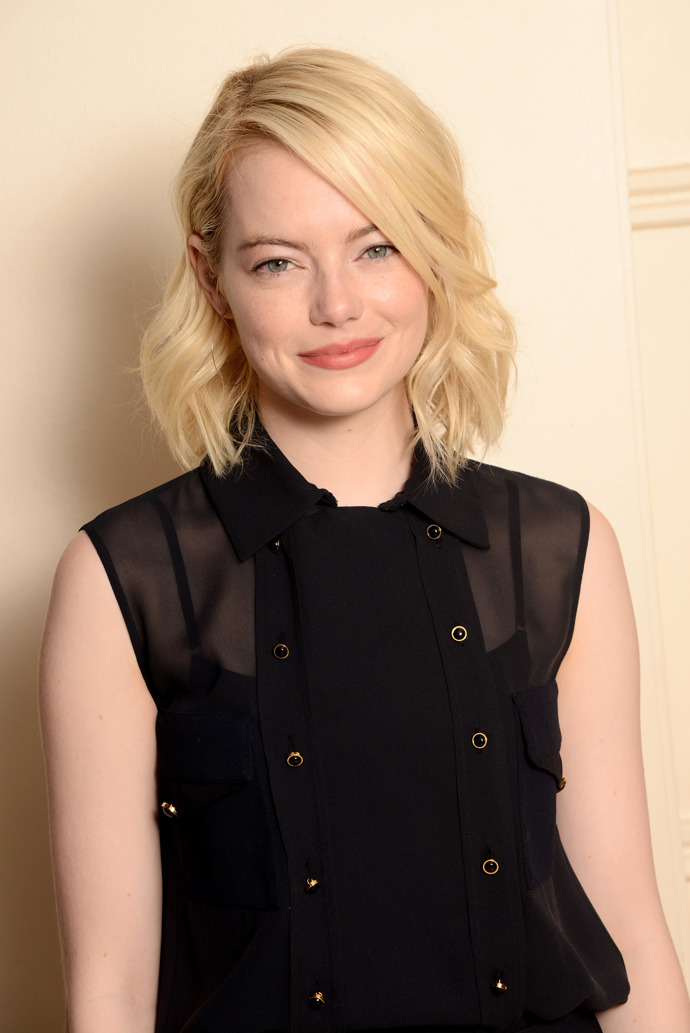 Emma Stone v roce 2017, kdy nosila blond
Emma Stone v roce 2017, kdy nosila blond