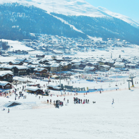 Livigno v Itálii
