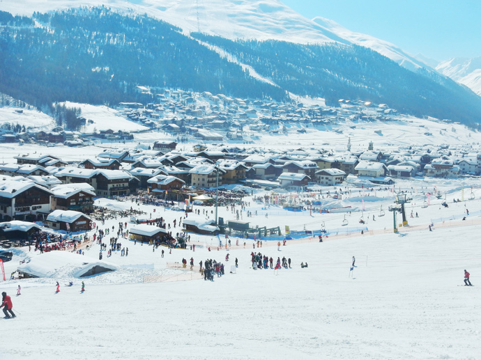 Livigno v Itálii
