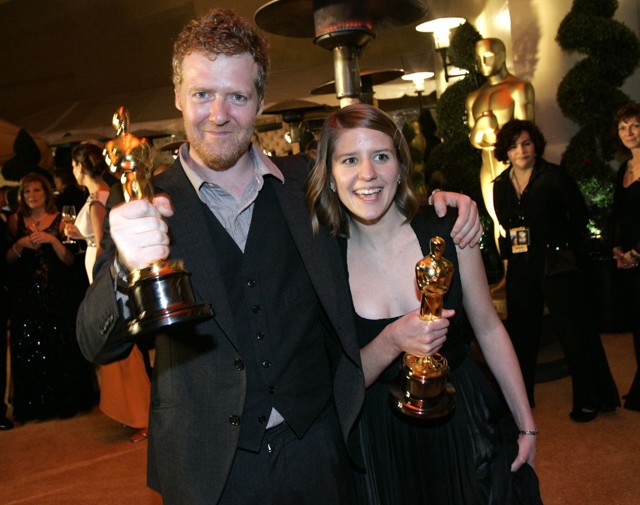 Markéta Irglová a Glen Hansard v roce 2008 získali Oscara za nejlepší původní píseň
