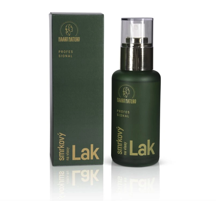 Smrkový lak na vlasy Haaro Naturo, 685 Kč (100 ml)
