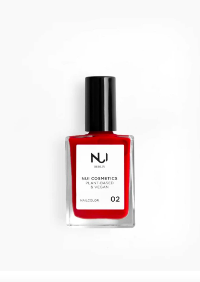 Přírodní lak na nehty Nui, odstín 02 RED, 450 Kč, prodává Líčírna Organics
Přírodní lak na nehty Nui, odstín 02 RED, 450 Kč, prodává Líčírna Organics