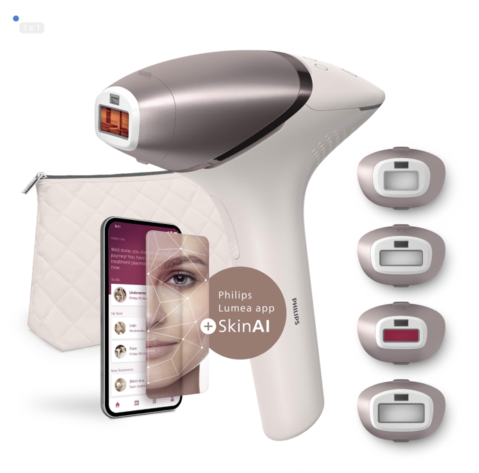 Philips Lumea IPL 9900
Užijte si 18 měsíců hladké pokožky bez chloupků s dosud nejúčinnějším bezdrátovým epilátorem Philips Lumea IPL 9900. Díky chytré technologií SenseIQ se přizpůsobí vaší pokožce na míru, a navíc přináší exkluzivní funkce SkinAI v aplikaci Philips Lumea IPL. Dopřeje vám personalizovanou analýzu pleti a průvodce ošetřením využívající umělou inteligenci (AI) pro ještě lepší výsledky a cílenou péči o pleť. Pohlídá, abyste nezapomínala na pravidelnost ošetření a nevynechala ani centimetr kůže. Lumeu milují miliony žen po celém světě, takže je pravděpodobné, že si ji zamilujete také, ale pokud by vám náhodou nevyhovovala, můžete ji do 90 dnů vrátit.
DMOC: 13 999 Kč
Philips Lumea IPL 9900
Užijte si 18 měsíců hladké pokožky bez chloupků s dosud nejúčinnějším bezdrátovým epilátorem Philips Lumea IPL 9900. Díky chytré technologií SenseIQ se přizpůsobí vaší pokožce na míru, a navíc přináší exkluzivní funkce SkinAI v aplikaci Philips Lumea IPL. Dopřeje vám personalizovanou analýzu pleti a průvodce ošetřením využívající umělou inteligenci (AI) pro ještě lepší výsledky a cílenou péči o pleť. Pohlídá, abyste nezapomínala na pravidelnost ošetření a nevynechala ani centimetr kůže. Lumeu milují miliony žen po celém světě, takže je pravděpodobné, že si ji zamilujete také, ale pokud by vám náhodou nevyhovovala, můžete ji do 90 dnů vrátit.
DMOC: 13 999 Kč