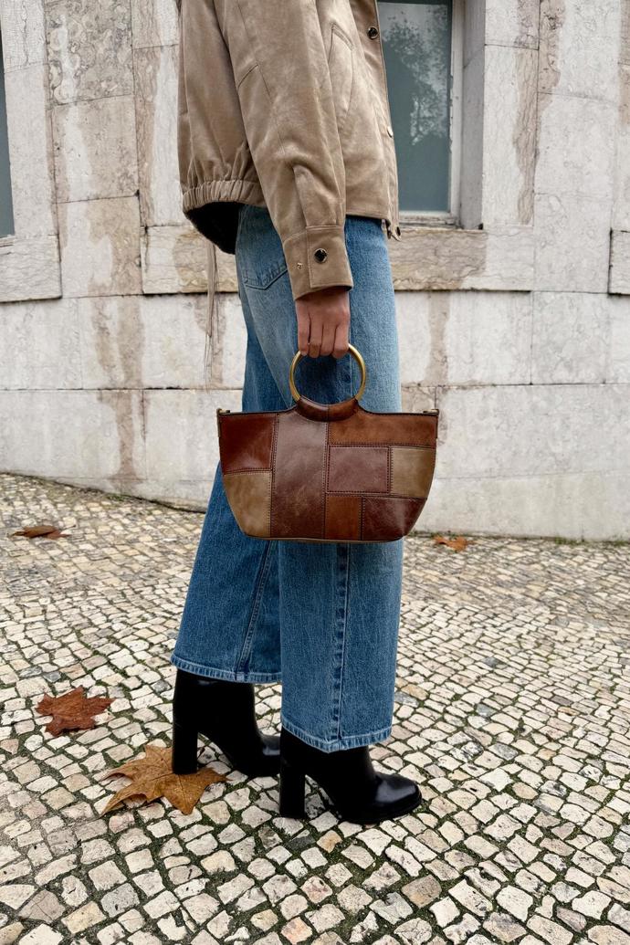Patchwork kabelka, Zara, 849 Kč
