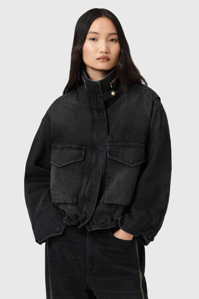 Džínová bunda AllSaints CLAY, Answear, 4499 Kč
