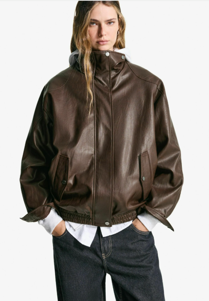 Bunda z umělé kůže ONLY, 1699 Kč, prodává Zalando
