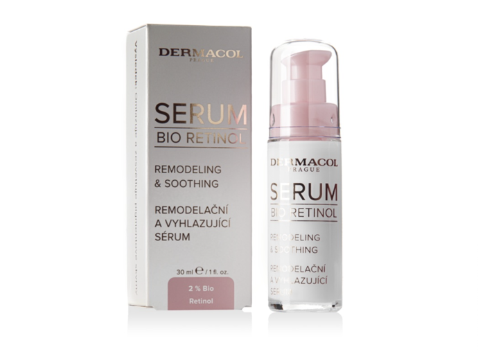 Dermacol Bio Retinol Serum, 299 Kč

Remodelační a vyhlazující sérum proti vráskám s Bio retinolem dodává pleti viditelnou obnovu a zpevnění. Vyhlazující sérum proti stárnutí pleti využívá sílu přírodní alternativy retinolu k viditelné redukci vrásek, zlepšení textury pokožky, aniž by ji zatěžovalo a zároveň posiluje kožní bariéru.

www.dermacol.cz
