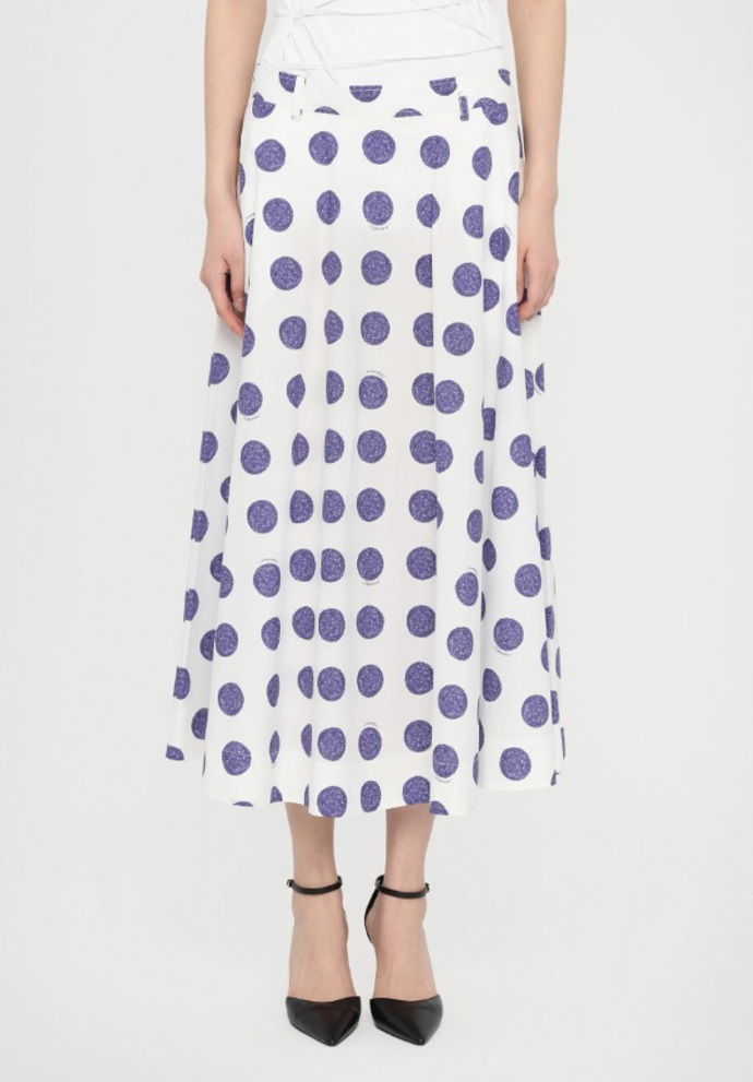Luxusní sukně s puntíky, MOSCHINO, 18 610 Kč
