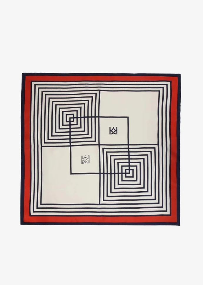 Šátek s geometrickými motivy, Kazar, 1 620 Kč
