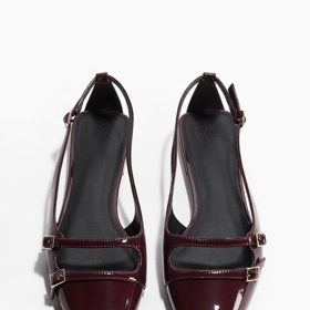 Baleríny bordó, H&M, 739 Kč 
