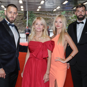 Vincent, máma Veronika, sestra Kordula a bratr Cyril
