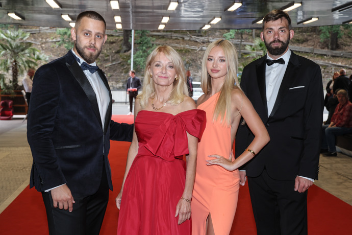 Vincent, máma Veronika, sestra Kordula a bratr Cyril
