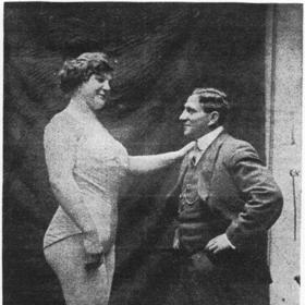Katie a její manžel Max Heyman kolem roku 1922.
