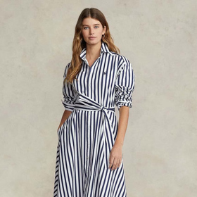 Pruhované šaty, Ralph Lauren / Answear, 7599 Kč
