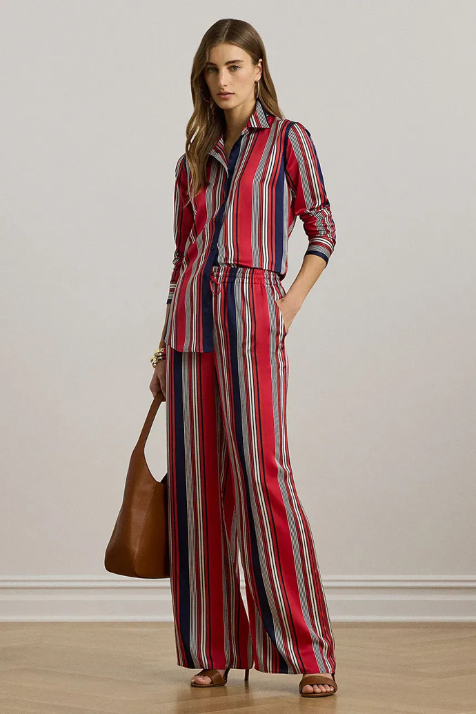 Pruhované kalhoty, Ralph Lauren / Answear, 6599 Kč
