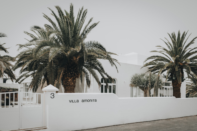 Rekonstrukci velkorysé vily uprostřed malebného ostrova Lanzarote, obklopené vzrostlými palmami plnými zpívajících ptáků. 
