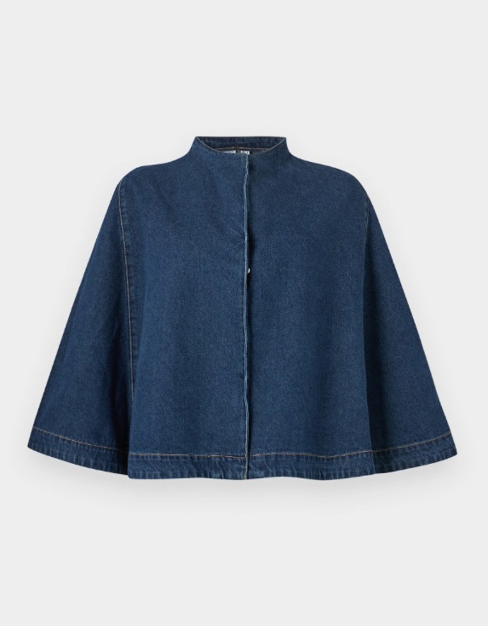 Denimové pončo, Vero Moda, 1 220 Kč

