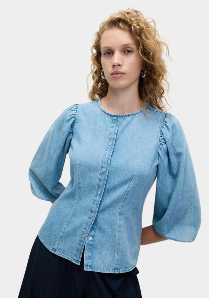 Džínová halenka, Marks & Spencer, 687 Kč
