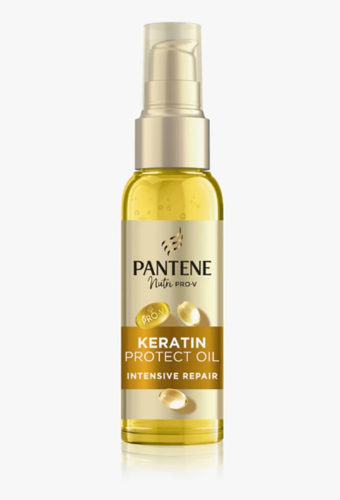Suchý olej na vlasy, Pantene, 135 Kč
