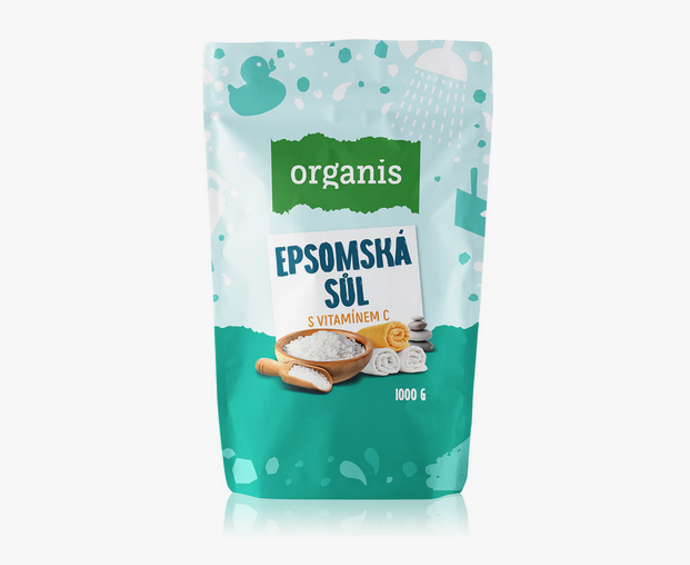 Sůl do koupele Organis Epsomská sůl navozuje pohodu a relaxaci při každodenní koupací rutině. 99 Kč

