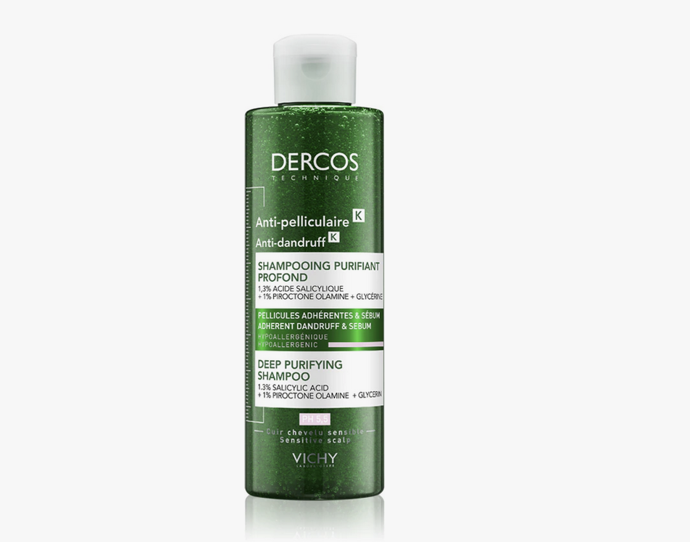 Šampon Vichy Dercos Anti-Dandruff působí s peelingovým efektem, který z pokožky hlavy jemně odstraní odumřelé kožní buňky. Zároveň díky přirozenému pH obnovuje rovnováhu kožního mikrobiomu, aby vaše vlasy opět zazářily zdravím a krásou. 384 Kč
