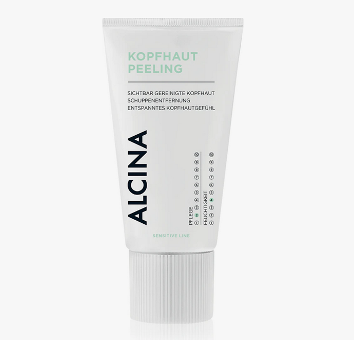 S podrážděním a vlasy bez lesku si poradí čisticí peeling pro citlivou pokožku hlavy Alcina Sensitive Line, který šetrně čistí pokožku hlavy. Zároveň odstraňuje odumřelé kožní buňky a zbytky stylingu, čímž poskytuje osvěžení a pocit uvolnění. 356 Kč

