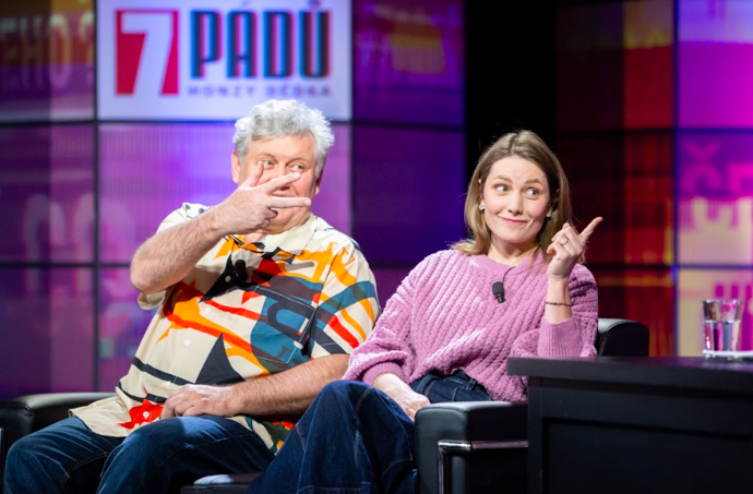 V show 7 pádů Honzy Dědka dala Eliška k dobru vtipnou historku se svým tatínkem
