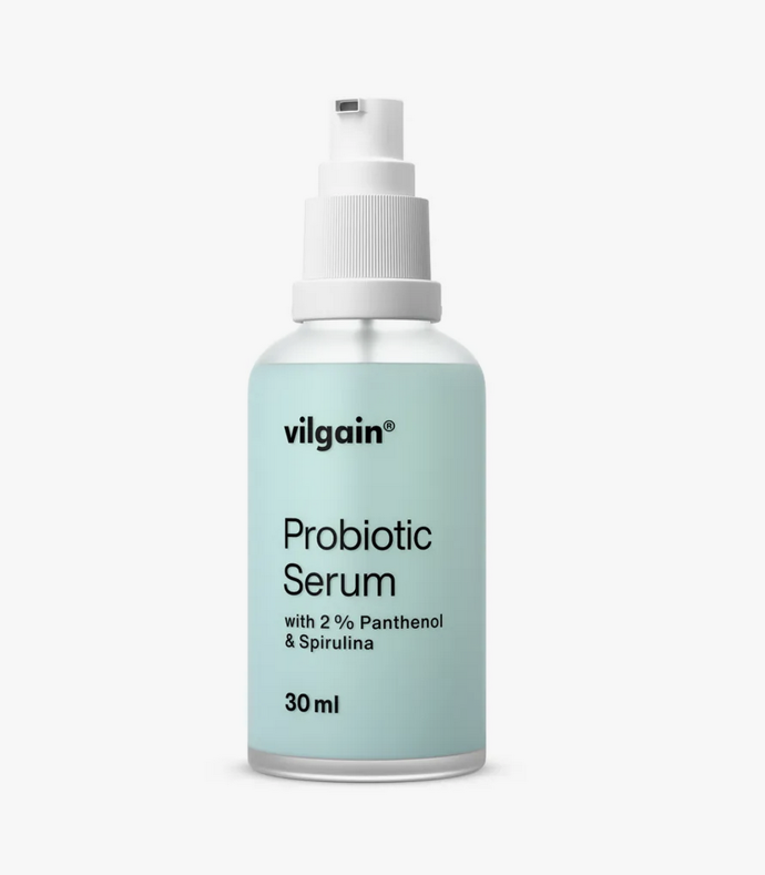 100% přírodní hydratační sérum s probiotiky, panthenolem a spirulinou, zklidňuje a zabraňuje podráždění, vhodné i pro problematickou pleť, 259 Kč
