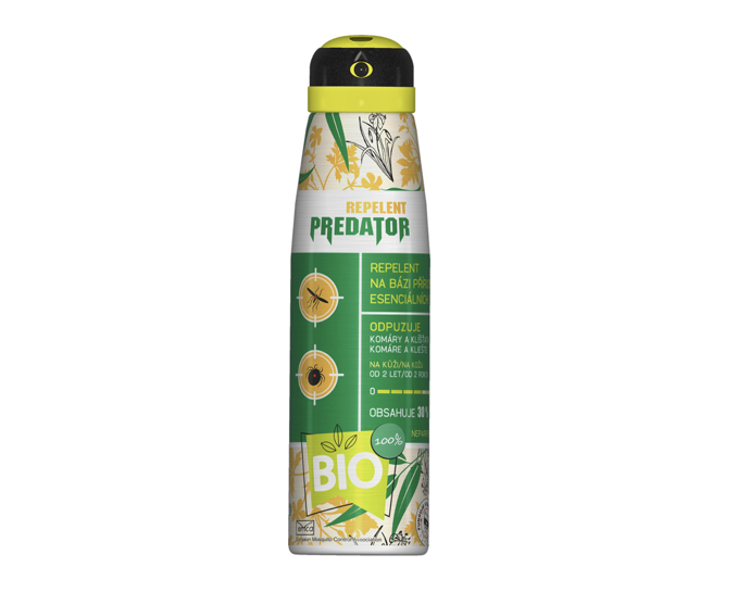 Predator Repelent BIO

Predator Repelent Bio se zvýšeným obsahem účinných látek funguje na bázi přírodních esenciálních olejů (citronelal, eukalyptol, limonen a další). Je bez parfemace a odpuzuje všechny druhy komárů a klíšťat. Lze jej aplikovat jak na pokožku, tak i na oděv. Účinnost repelentu trvá minimálně 3,5 hodiny. Vhodný pro děti od 2 let. Aplikace možná ve svislé i vodorovné poloze.

Doporučená cena 150 ml je 265 Kč

