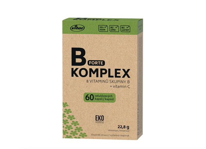 Vitar EKO B-komplex forte

Veganské kapsle obsahují kombinaci vitaminů skupiny B.

Cena: 99 Kč, www.vitar.cz
