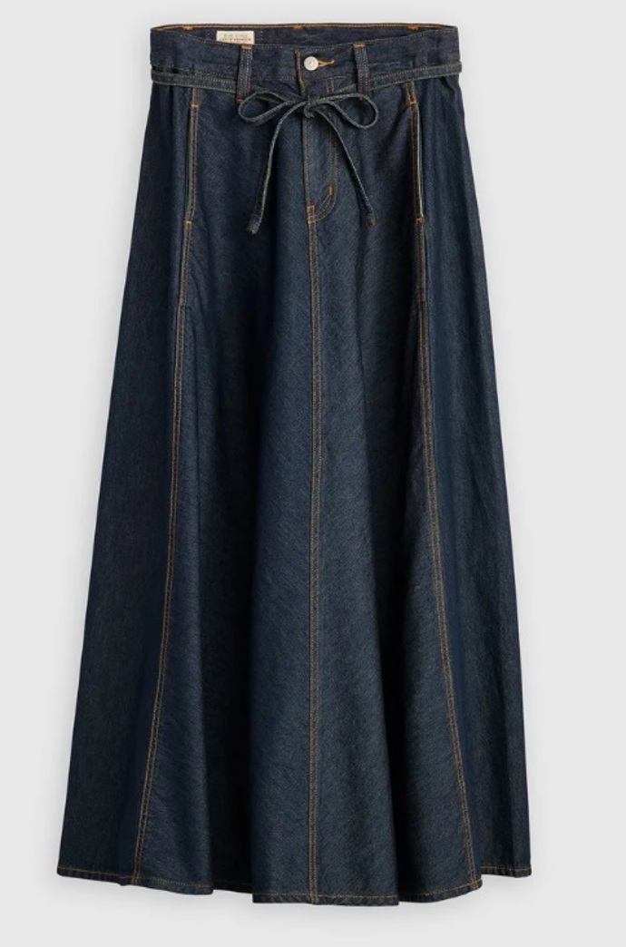 Denimová maxi sukně, Levi's®, 2 592 Kč
