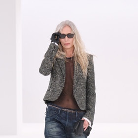 Česká stylistka Jana Kapounová coby modelka na přehlídce Tom Ford, podzim/zima 2026/2027
