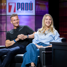 Lucie s Jiřím v show 7 pádů Honzy Dědka
