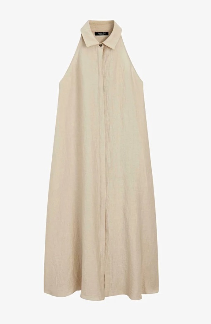 Přírodní šaty, Massimo Dutti, 1 999 Kč
