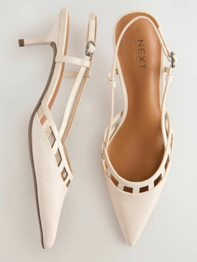 Vykrojené slingback lodičky, Next, 1 520 Kč
